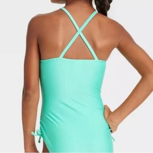 Cat & Jack Graphic Blue One Piece
Swimsuit Size M (8) - Picture 11 of 13